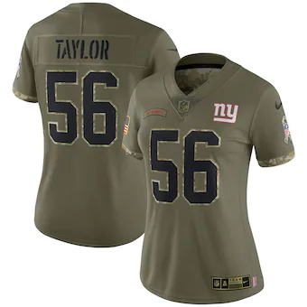 womens nike lawrence taylor olive new york giants 2022 salu